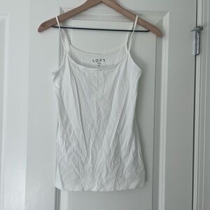 Ann Taylor Loft White Cami